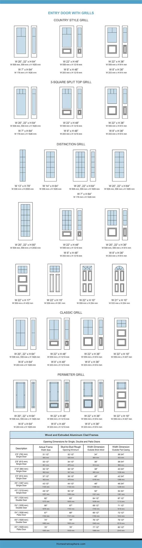 oversized front door dimensions